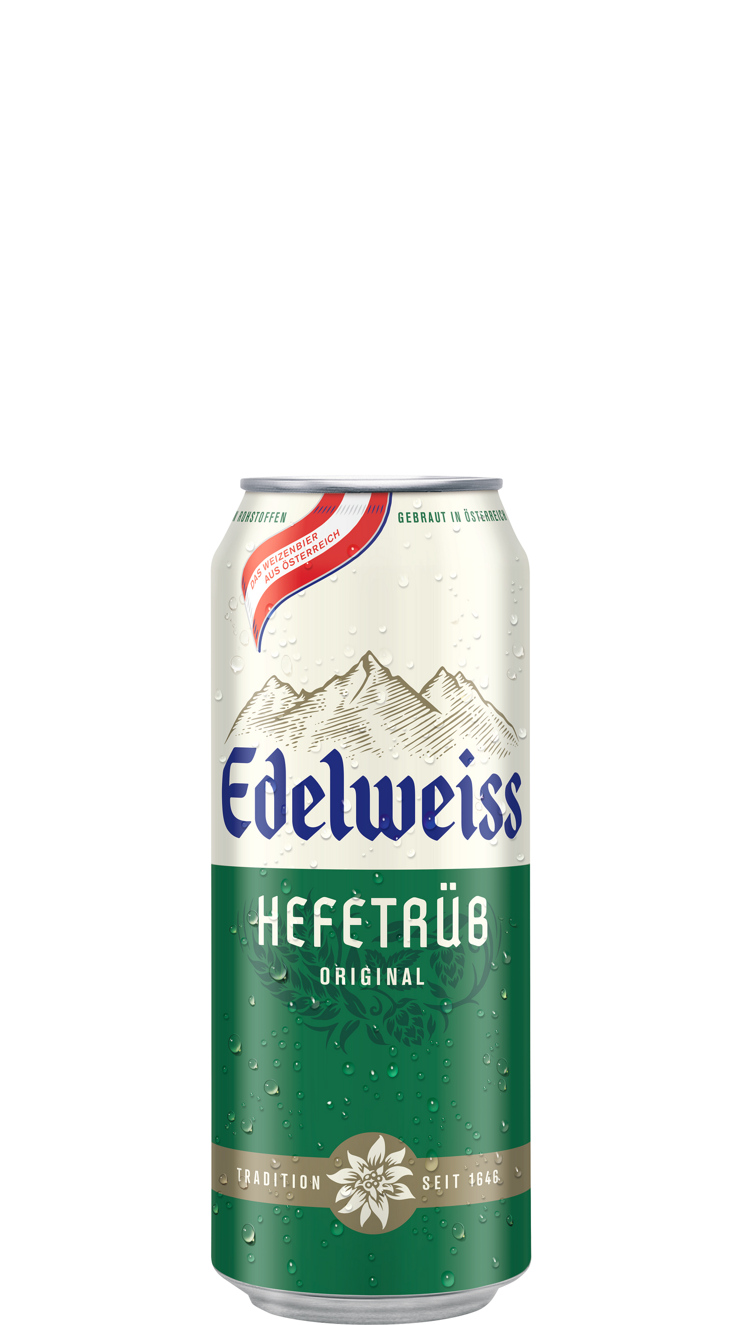 Edelweiss Hefetrüb Weizen Beer | 500ml x 24 Case | Authentic Austrian Wheat Beer