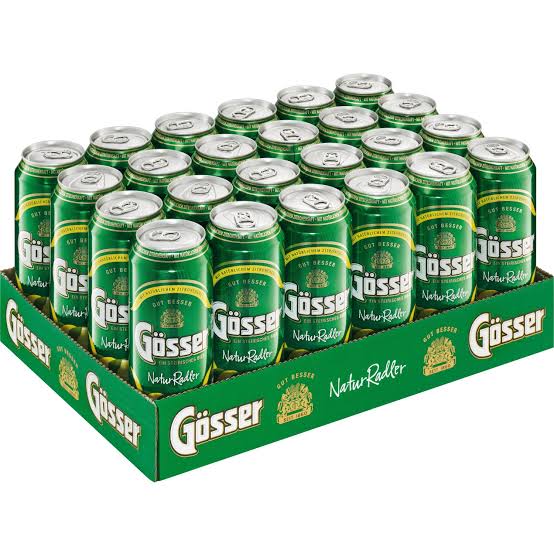 Gösser Radler Beer | 500ml Can | Authentic Austrian Lager Radler