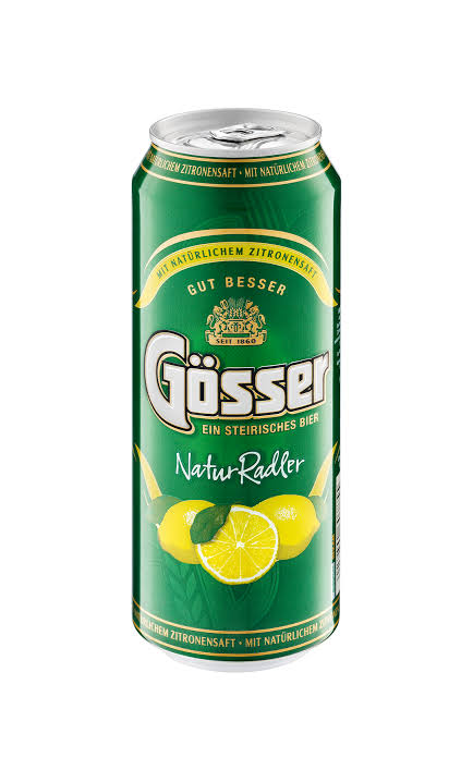 Gösser Radler Beer | 500ml Can | Authentic Austrian Lager Radler ...