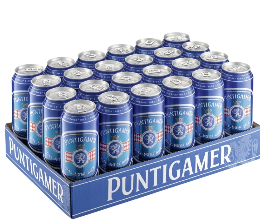 Puntigamer Beer | 500ml × 24 Case | Authentic Austrian Lager Beer