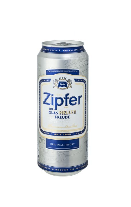 Zipfer Beer | 500ml Can | Authentic Austrian Pilsner Beer